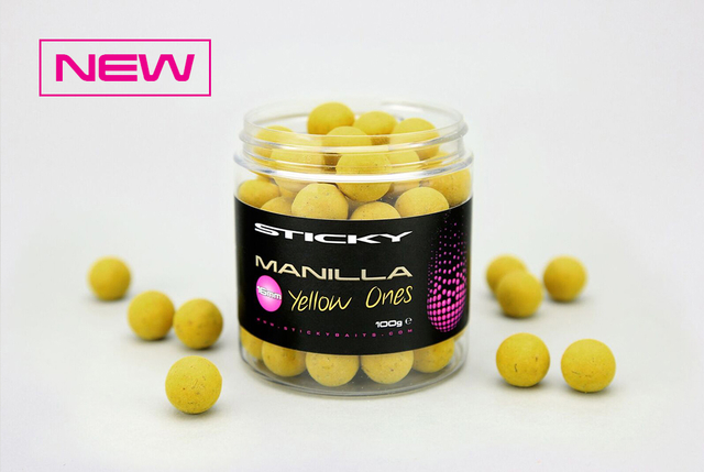 Sticky Baits Manilla wafter Yellow ones 16mm